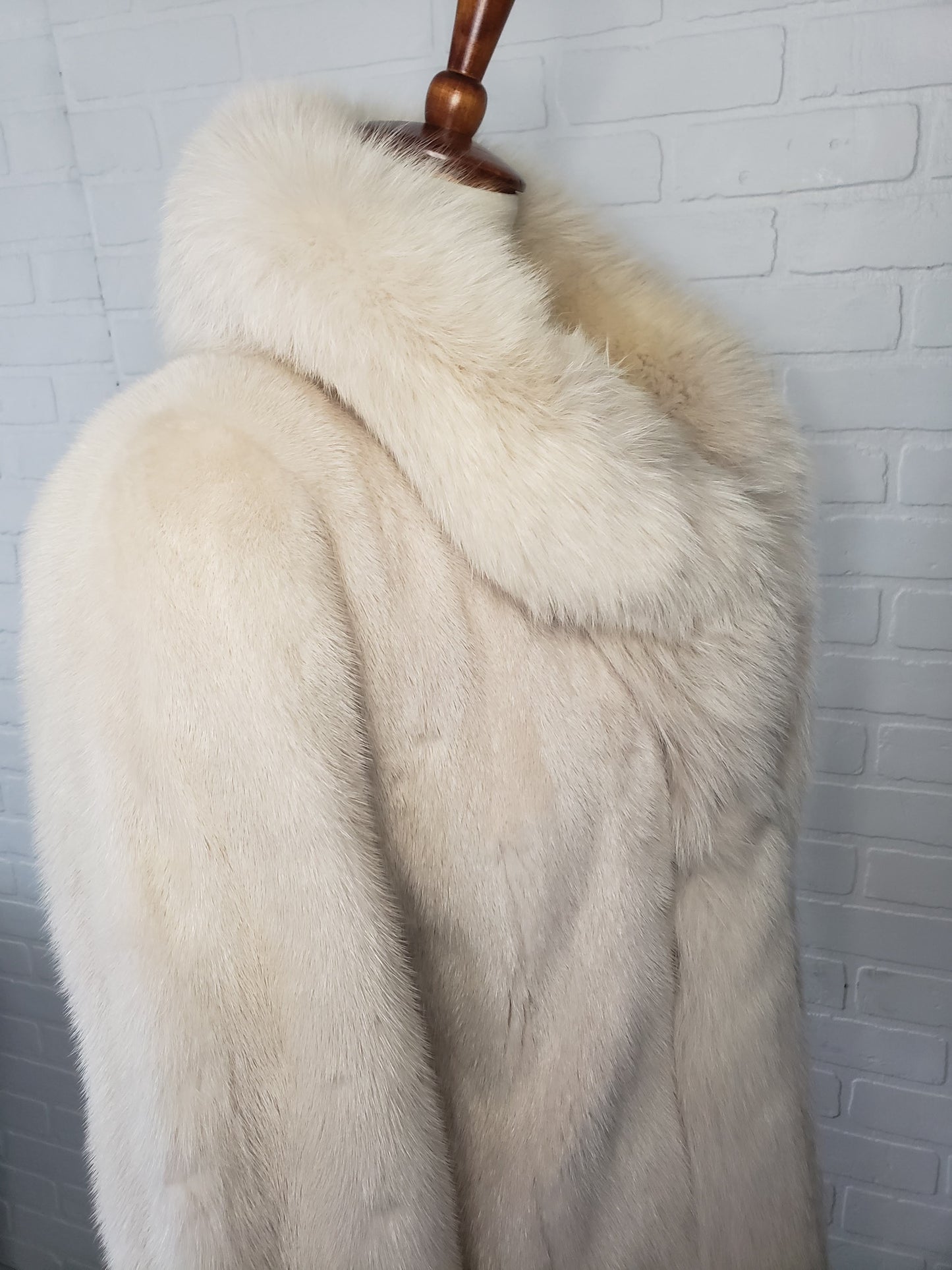 Capital Furs Full Length White Mink