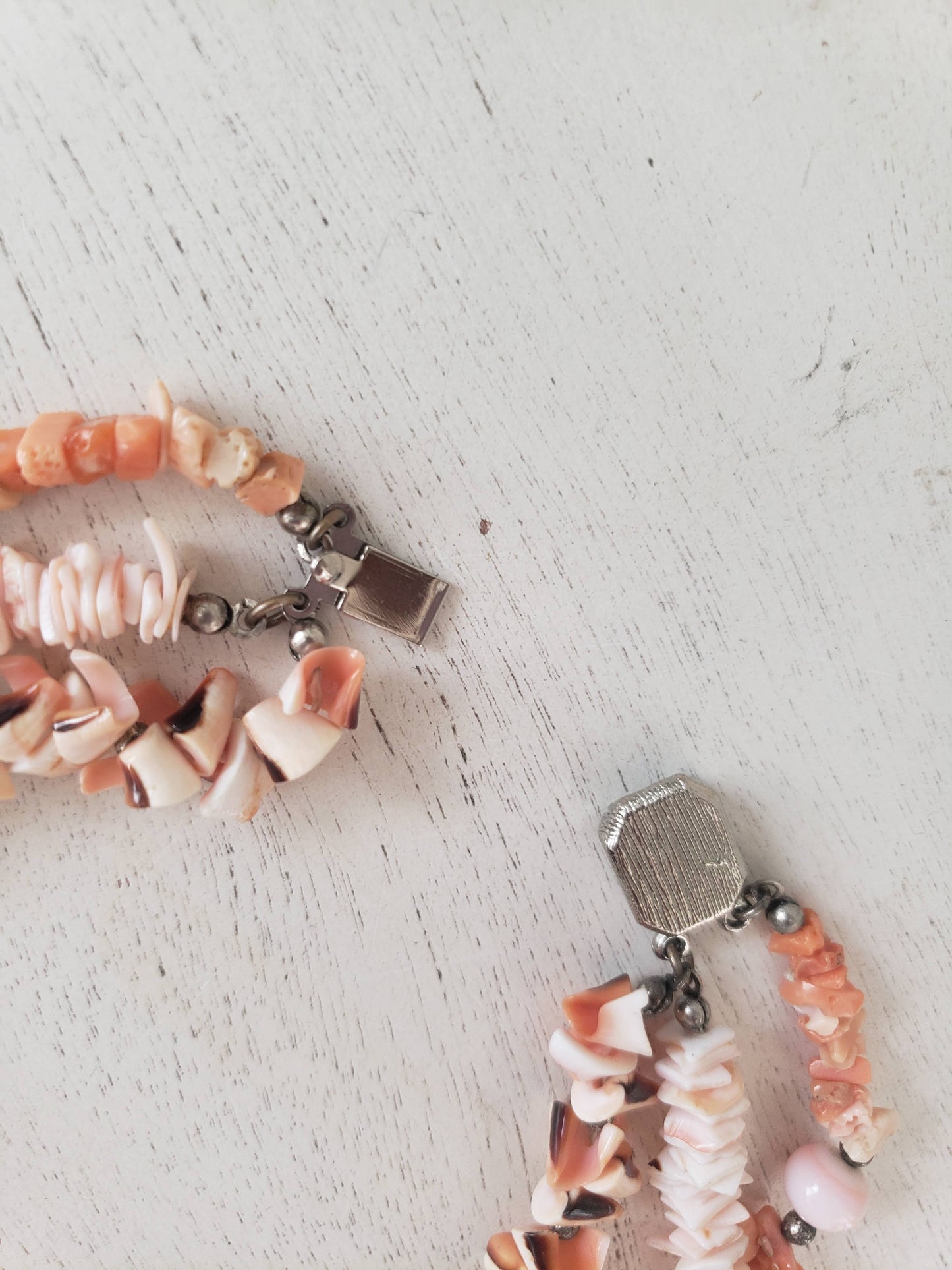 Vintage Hawaiian Shell & Coral Necklace