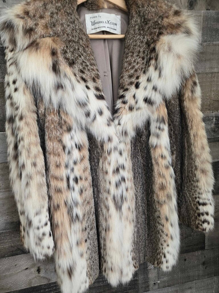 Rare Russian Lynx Fur Coat