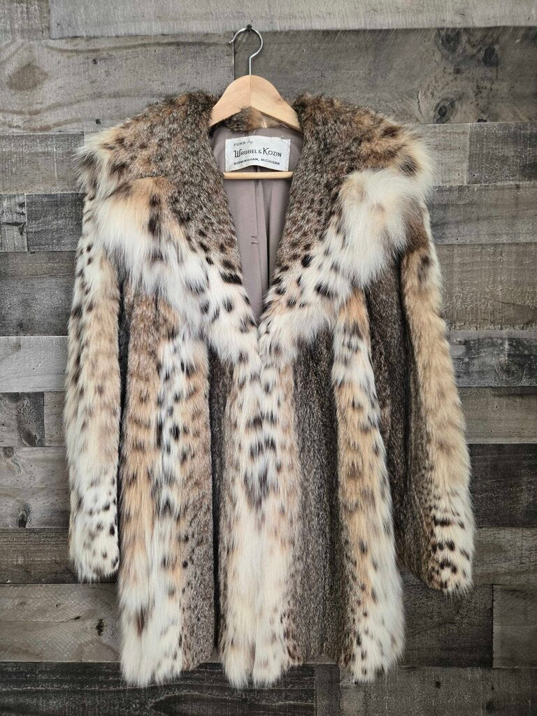 Rare Russian Lynx Fur Coat