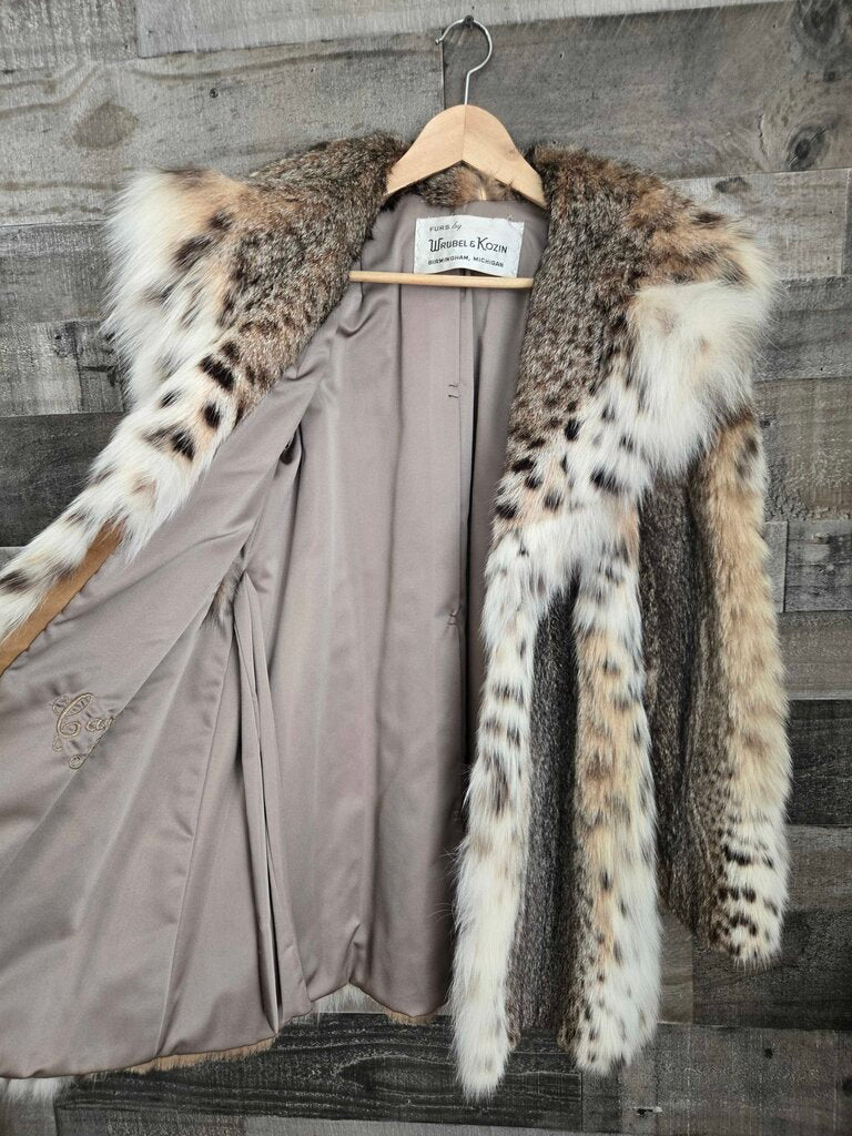 Rare Russian Lynx Fur Coat