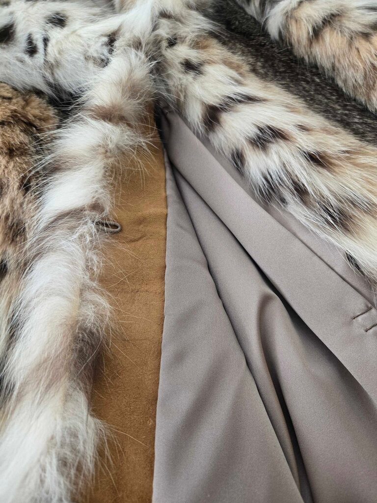 Rare Russian Lynx Fur Coat