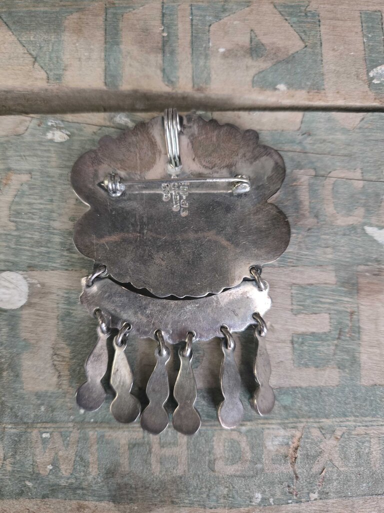 Vintage Sterling Silver Brooch & Pendant