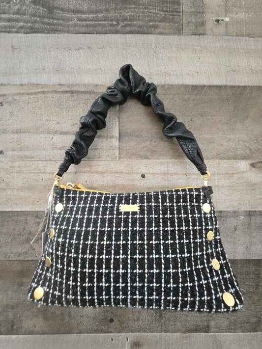 Hammitt Nathan Midnight Trellis & Brushed Gold Handbag