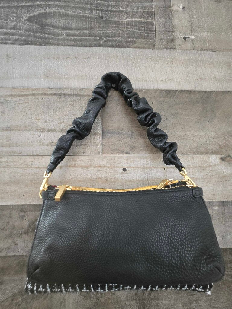 Hammitt Nathan Midnight Trellis & Brushed Gold Handbag