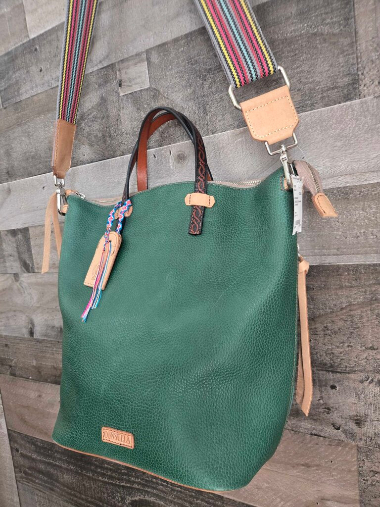 Consuela Embossed Leather Bag