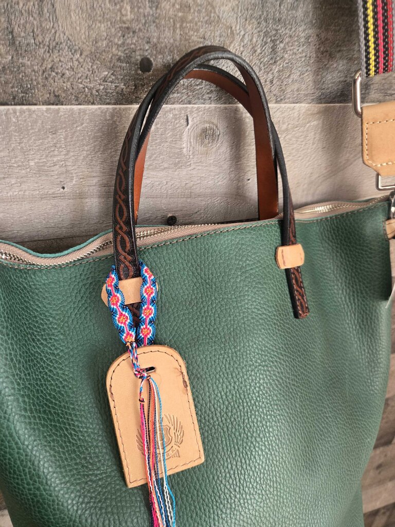 Consuela Embossed Leather Bag