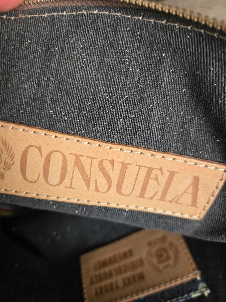 Consuela Embossed Leather Bag