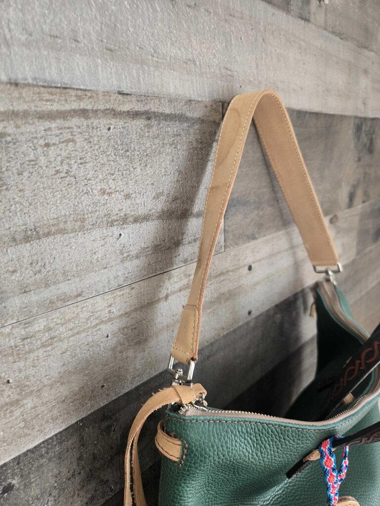 Consuela Embossed Leather Bag