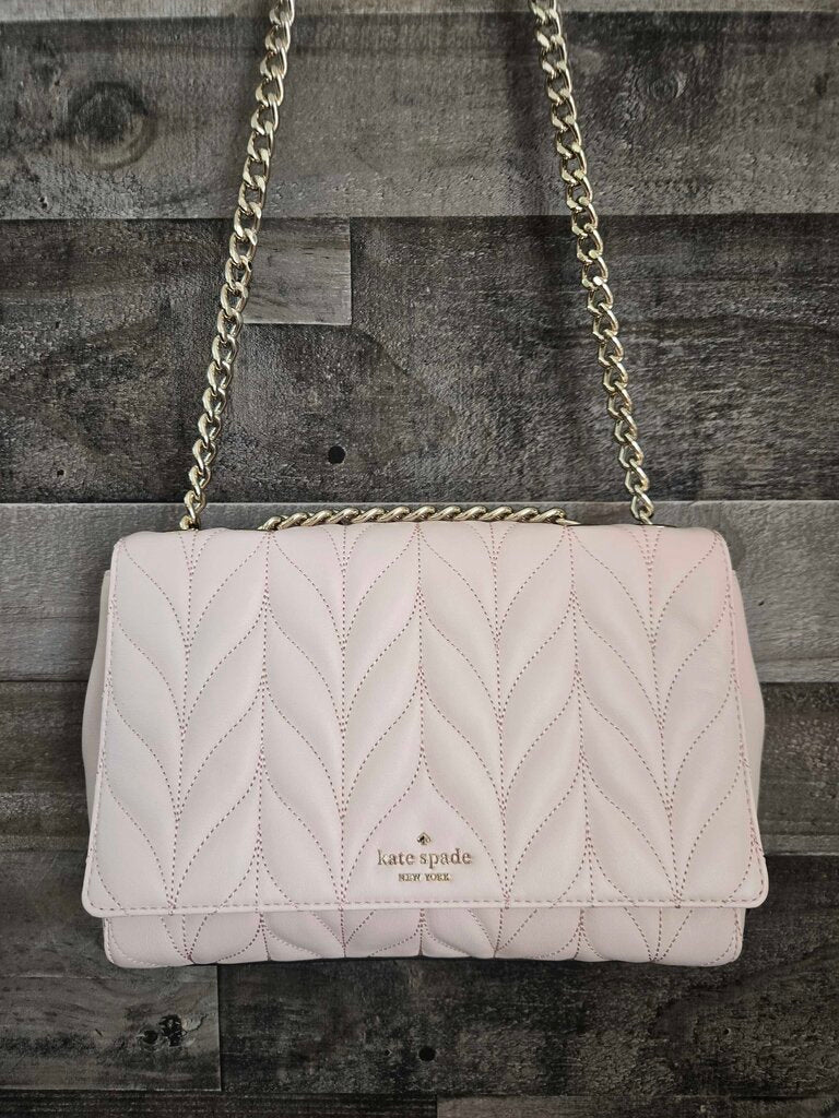 Kate Spade Quilted Leather Crossbody Chain Strap