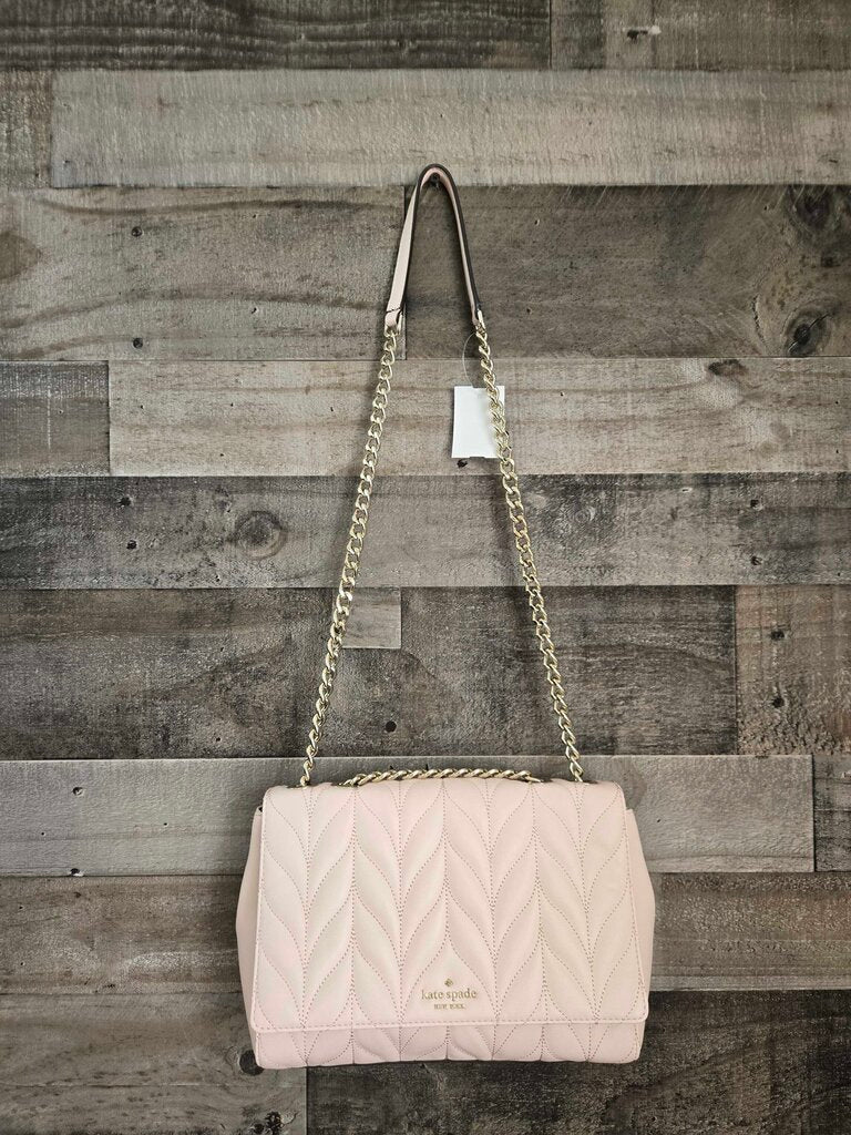 Kate Spade Quilted Leather Crossbody Chain Strap