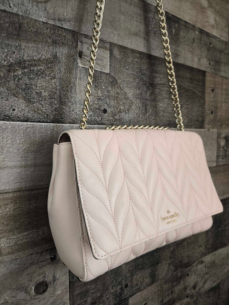 Kate Spade Quilted Leather Crossbody Chain Strap