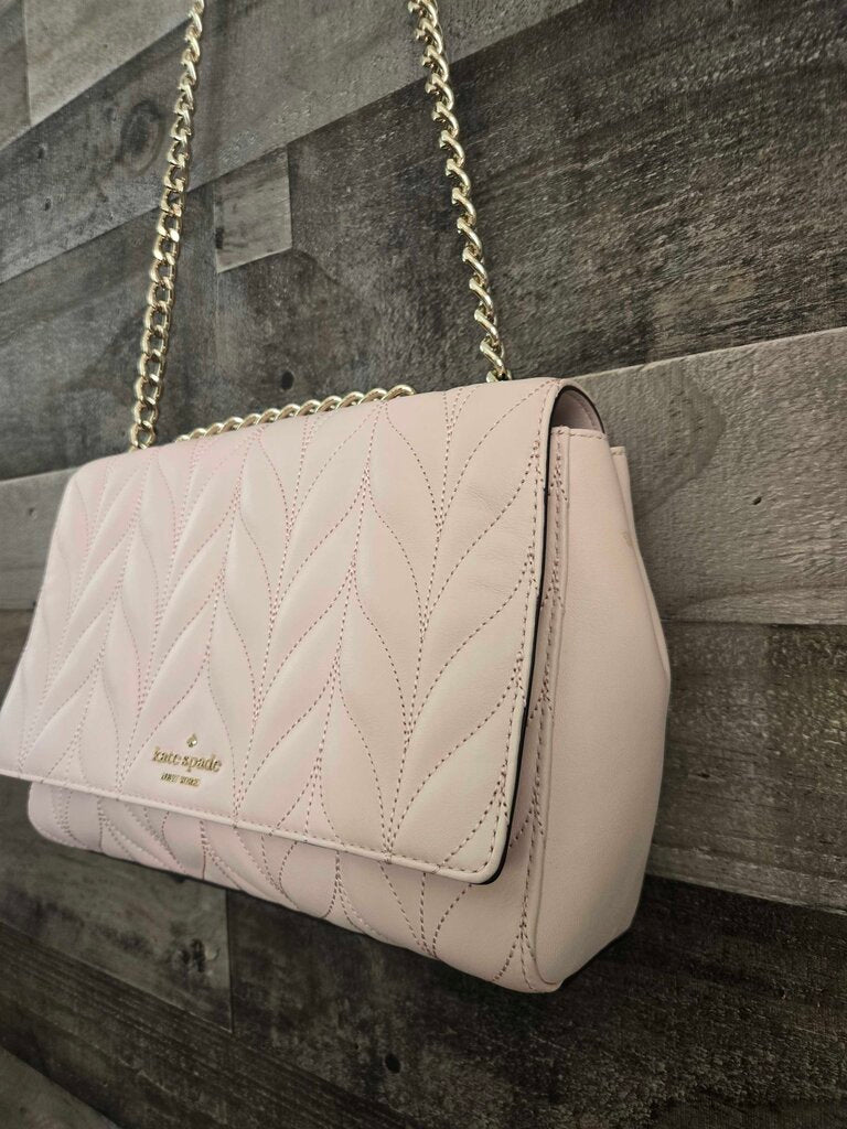 Kate Spade Quilted Leather Crossbody Chain Strap