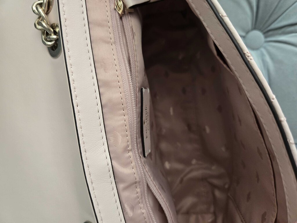 Kate Spade Quilted Leather Crossbody Chain Strap