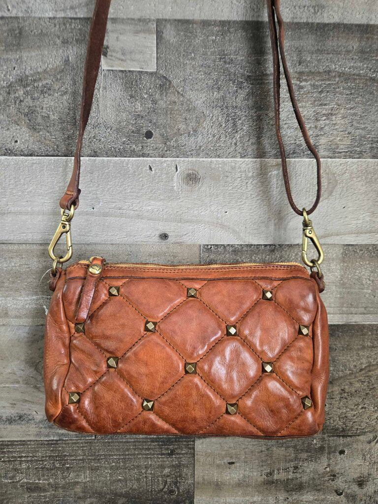 Campomaggi Quilted Leather Crossbody Handbag