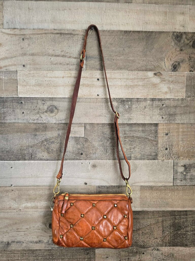 Campomaggi Quilted Leather Crossbody Handbag