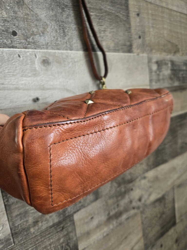 Campomaggi Quilted Leather Crossbody Handbag