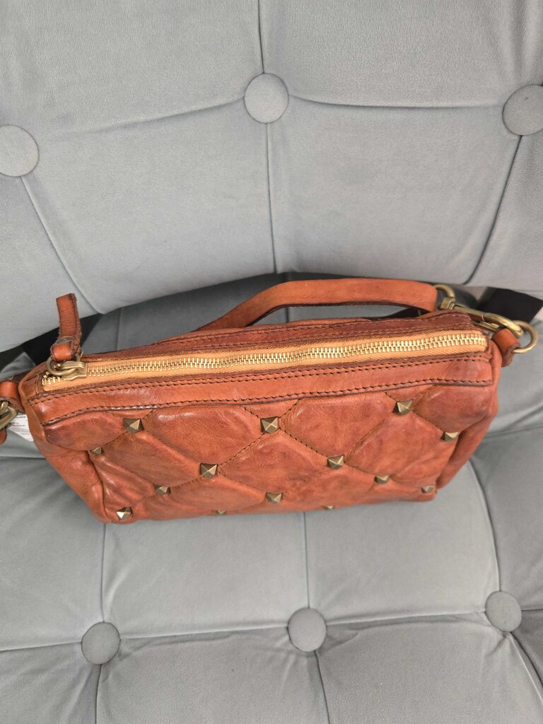 Campomaggi Quilted Leather Crossbody Handbag
