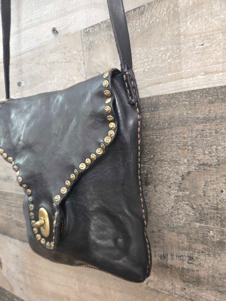Campomaggi Leather Studded Crossbody
