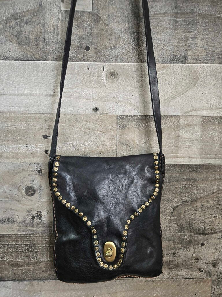Campomaggi Leather Studded Crossbody