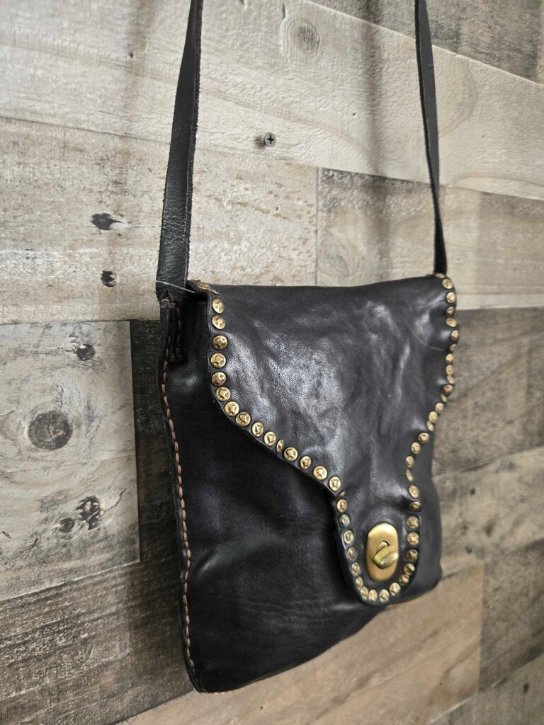 Campomaggi Leather Studded Crossbody