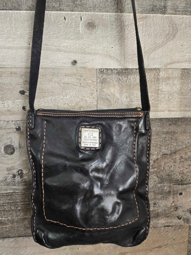 Campomaggi Leather Studded Crossbody
