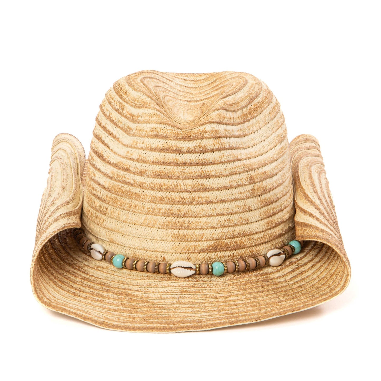 Elena - Cowboy with Rolled Wire Brim Edges