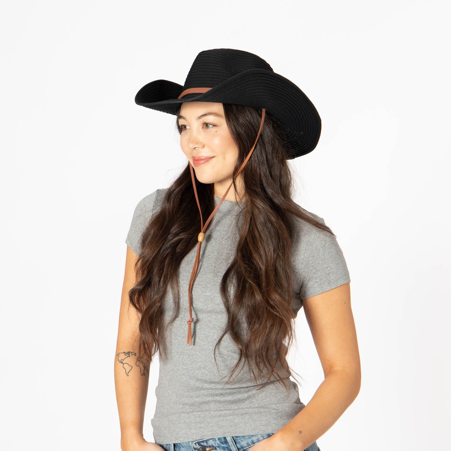 Sadie - Women's Cowboy with Adjustable Chin Cord