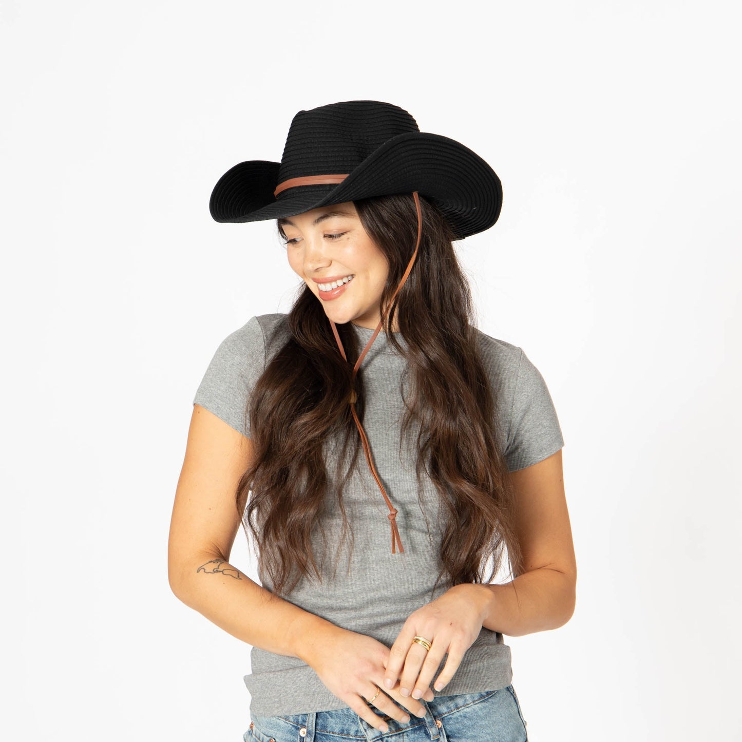 Sadie - Women's Cowboy with Adjustable Chin Cord
