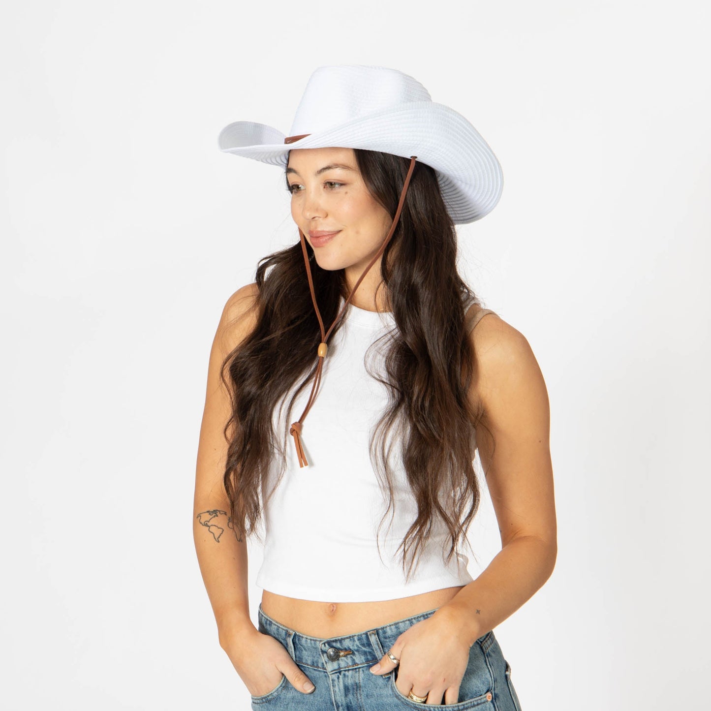 Sadie - Women's Cowboy with Adjustable Chin Cord