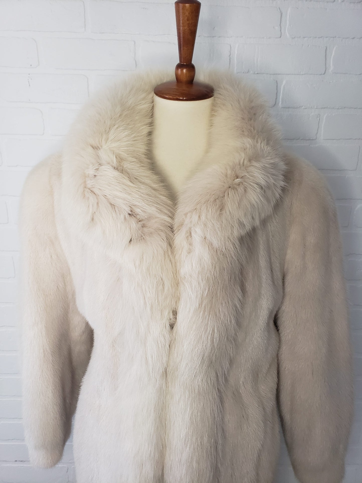 Capital Furs Full Length White Mink