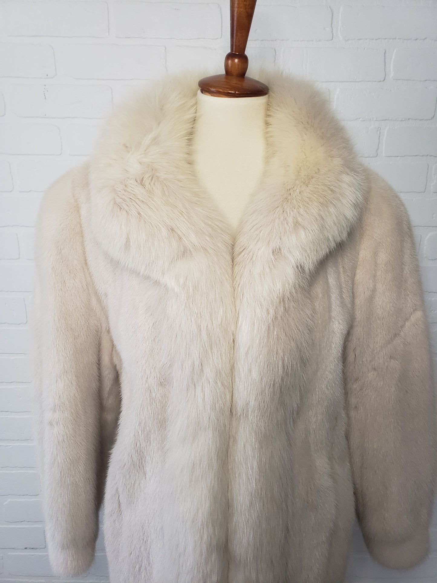 Capital Furs Full Length White Mink