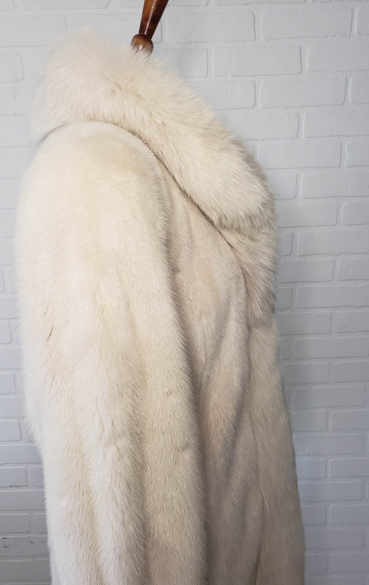 Capital Furs Full Length White Mink