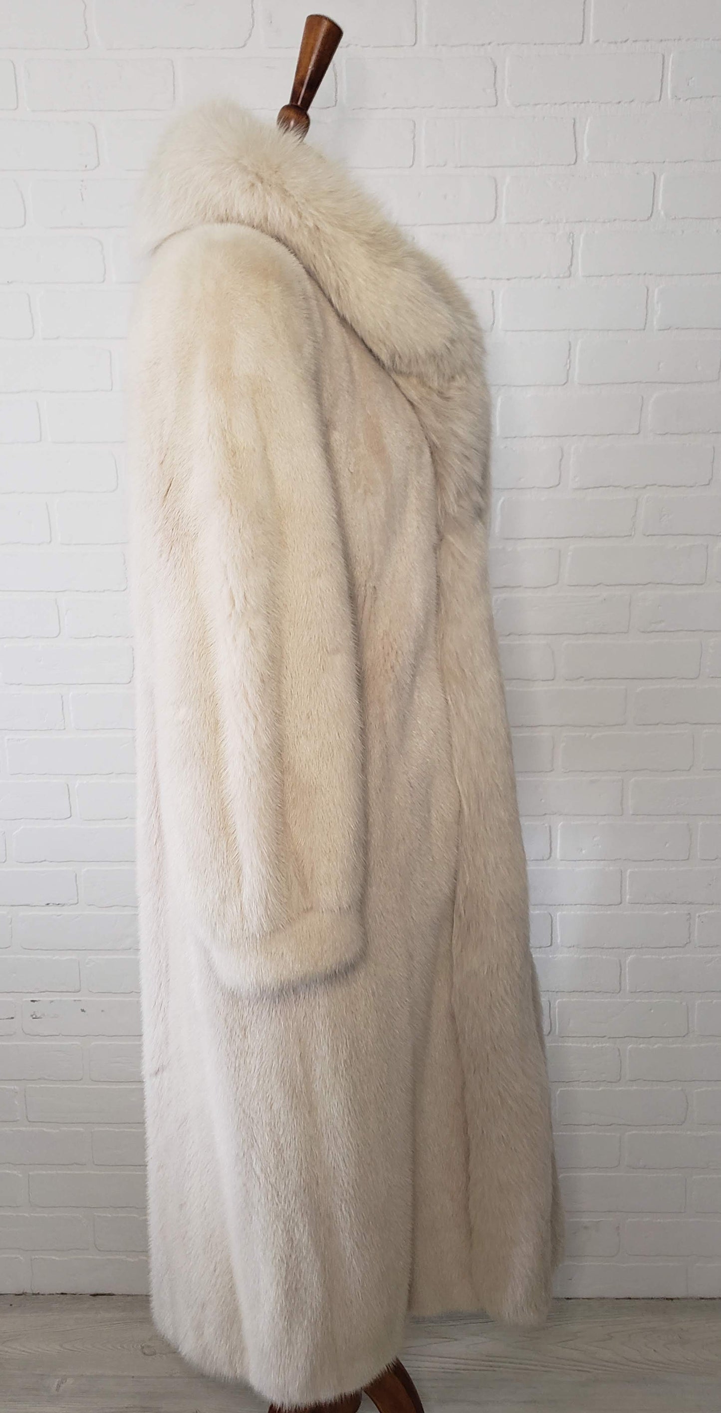 Capital Furs Full Length White Mink