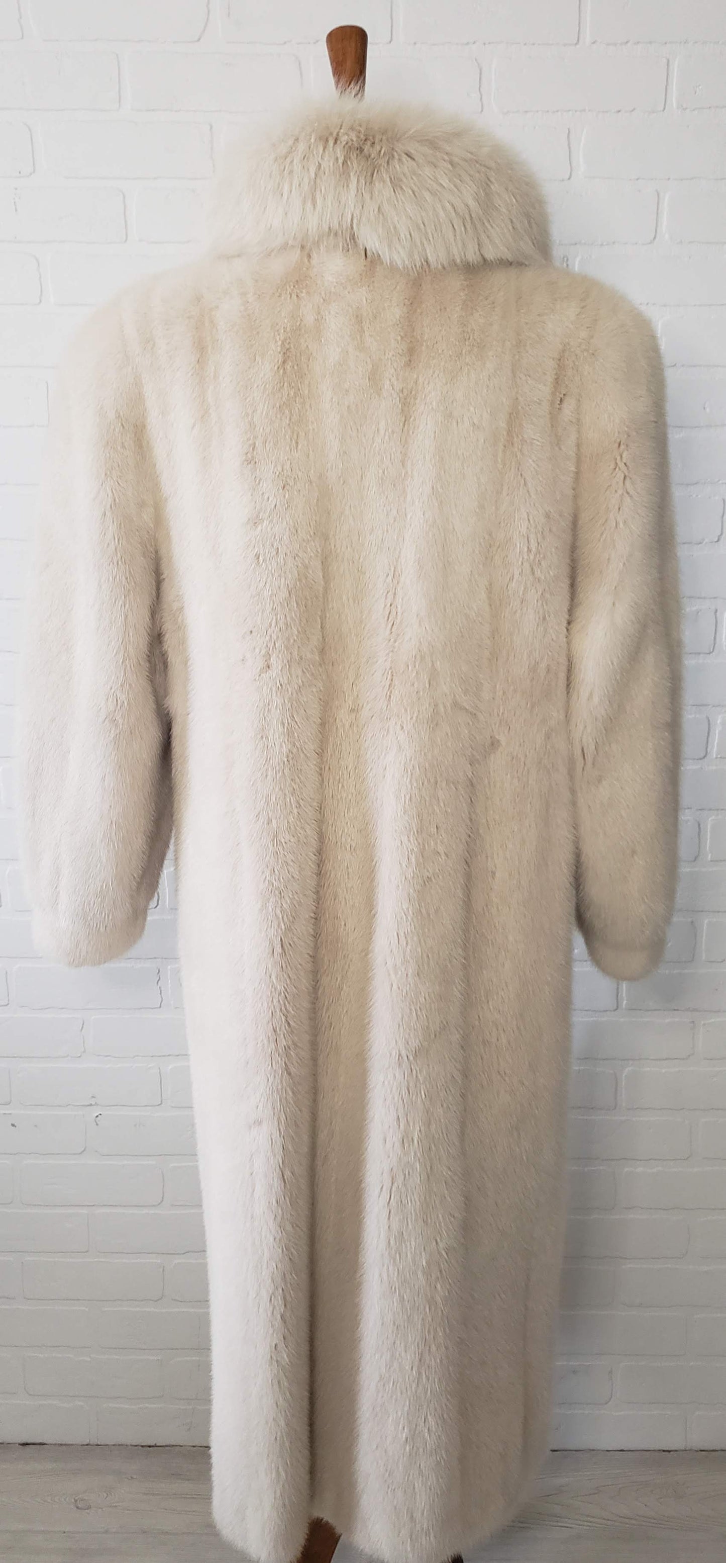 Capital Furs Full Length White Mink