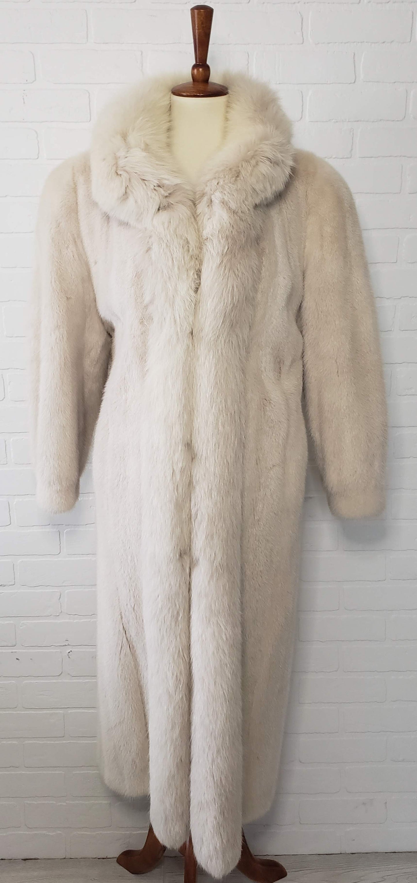 Capital Furs Full Length White Mink