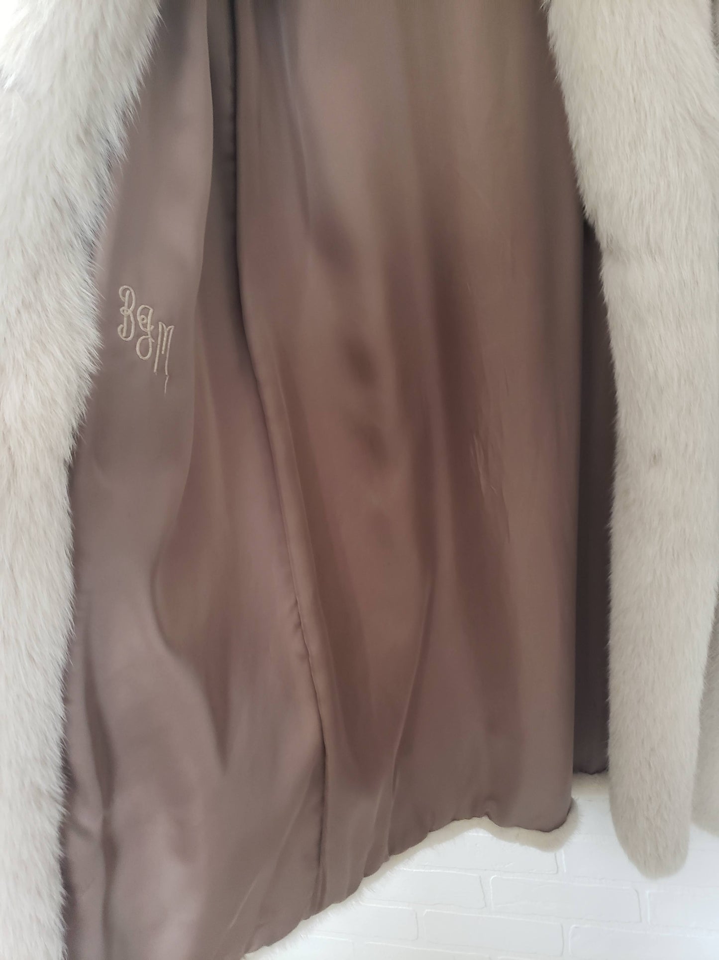 Capital Furs Full Length White Mink