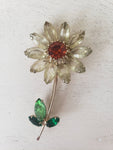 Vintage Weiss Flower Brooch
