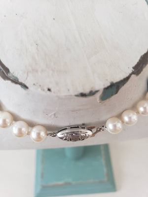 Vintage Turquoise & Pearl Necklace