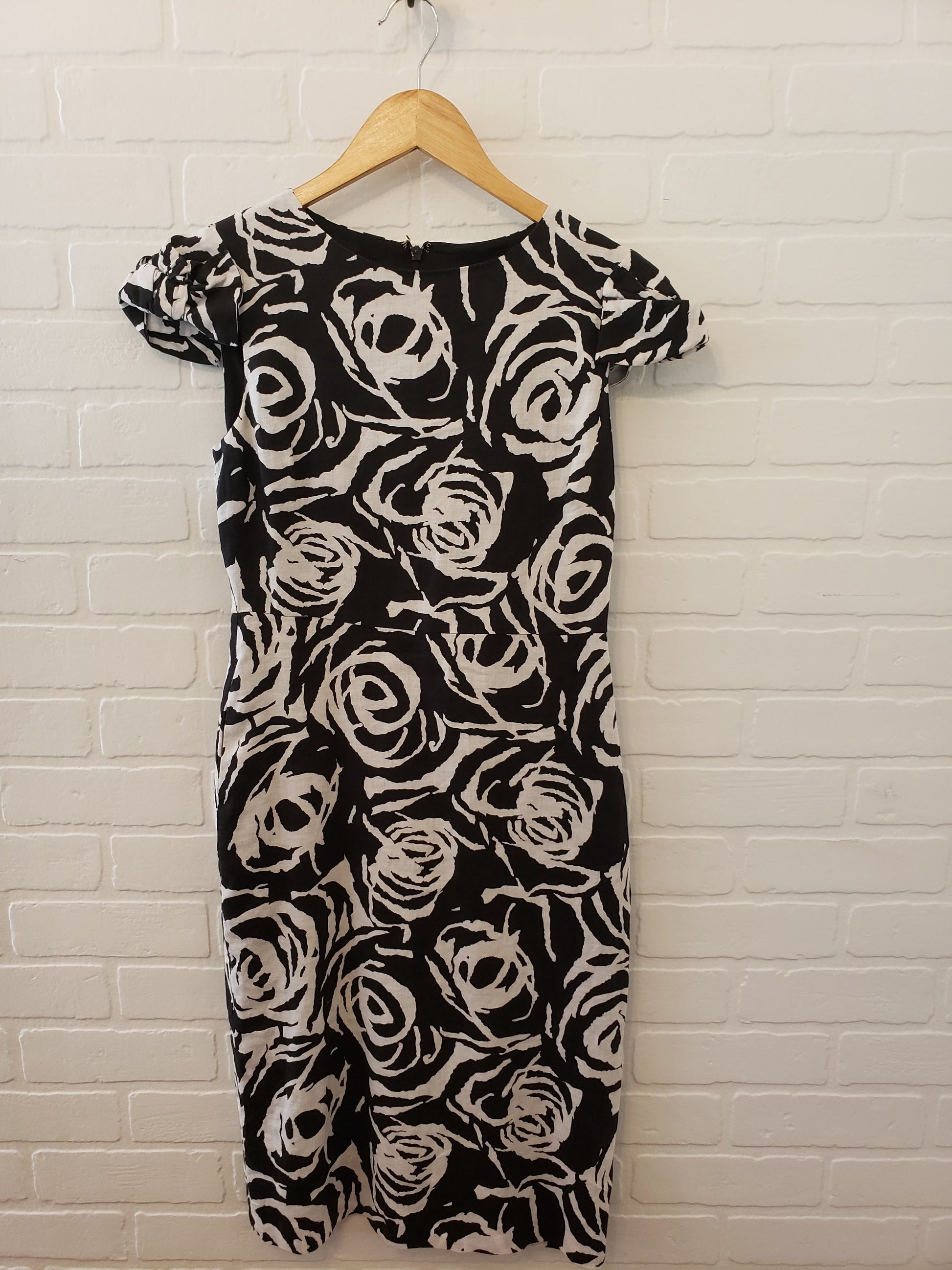 Vintage Liz Claiborne New York Dress Black & White Cap Sleeve Size XS – The Resale Boutique